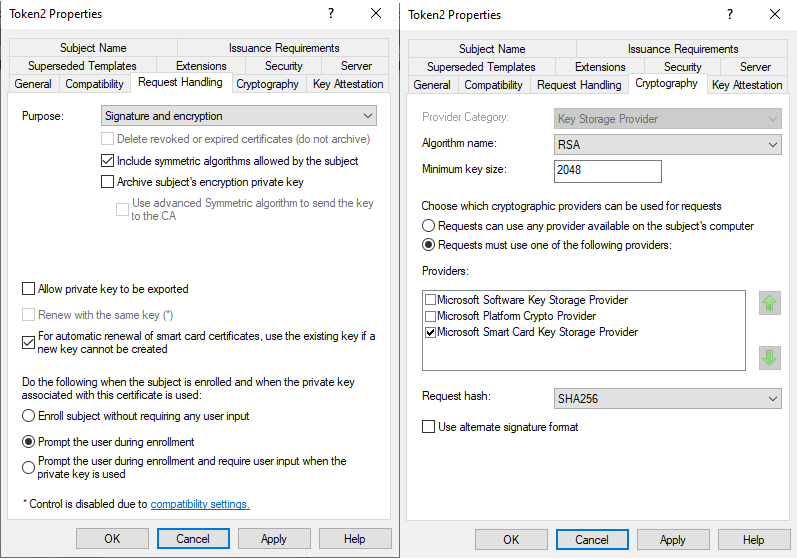 Windows OS Login with PIV-Enabled Token2 Key or Card